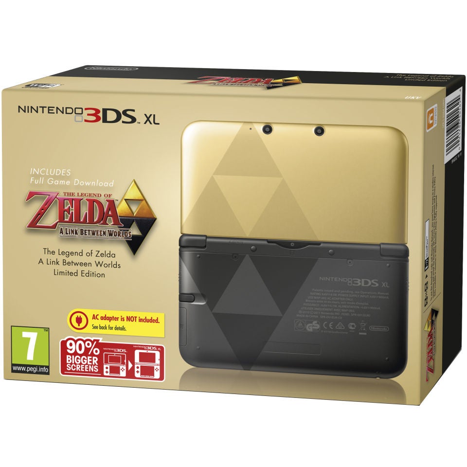 Millas Perceptible Alacena Nintendo 3DS XL Console: Bundle - Includes The Legend of Zelda: A Link  Between Worlds - Limited Edition Games Consoles | Zavvi España