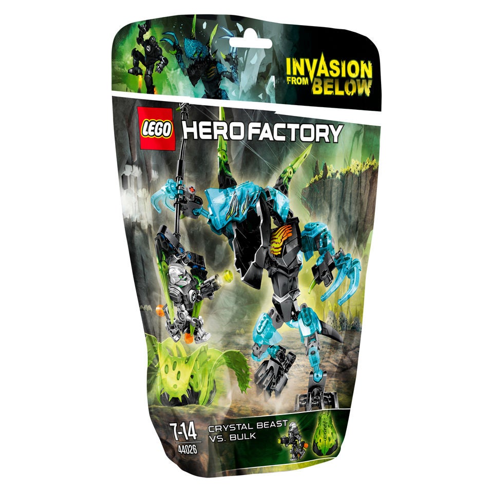 LEGO Hero Factory Crystal Beast vs. Bulk Toys Zavvi US