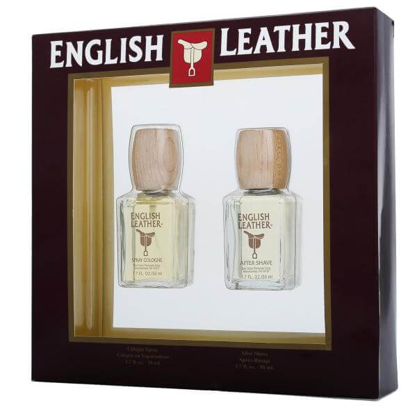 Dana English Leather Gift Set (50ml Eau de Cologne and 50ml