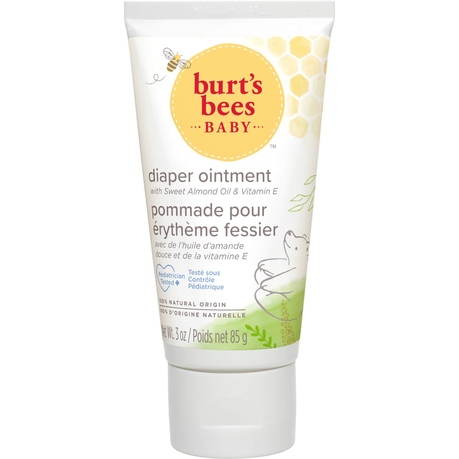 Burt's Bees Baby Bee Diaper Ointment 85g LOOKFANTASTIC