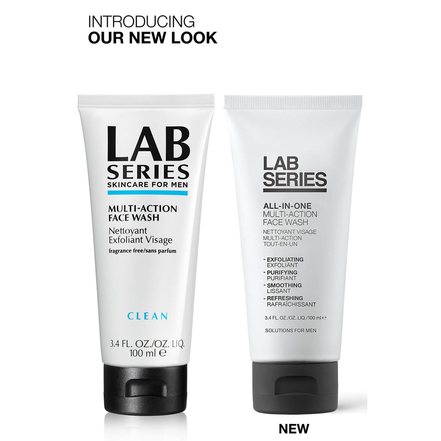 Lab Series Skincare For Men MultiAction Face Wash (100ml) LOOKFANTASTIC