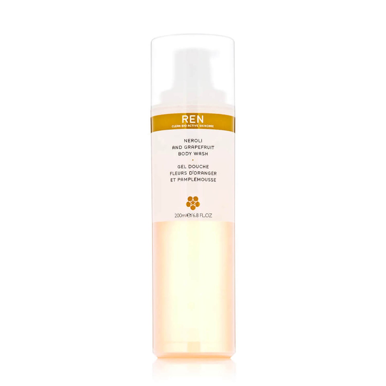 REN Clean Skincare Neroli And Grapefruit Zest Body Wash 200ml