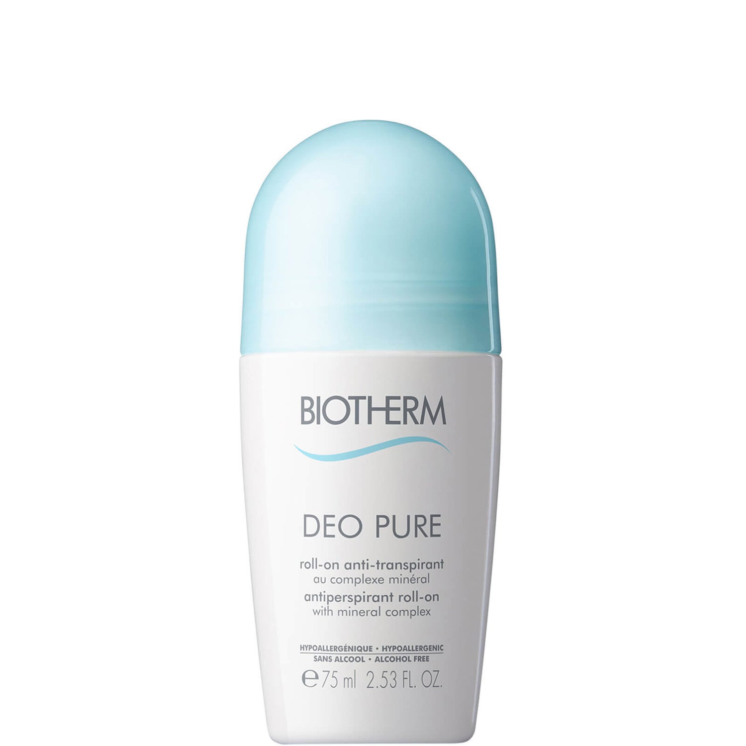 Biotherm Deo Pure Roll On 75ml - LOOKFANTASTIC