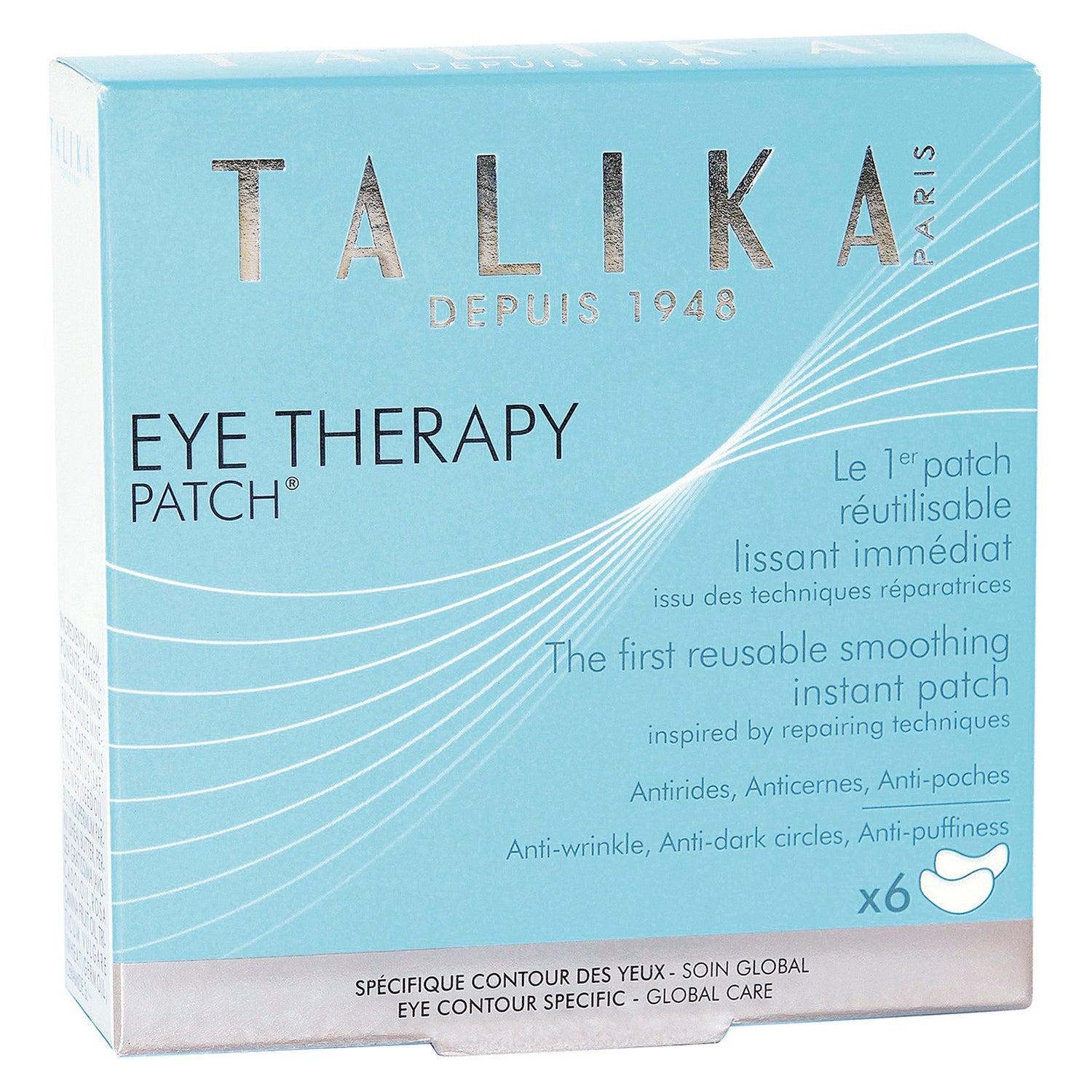 Patch lissant Eye Therapy Talika - Recharges (6 patchs)