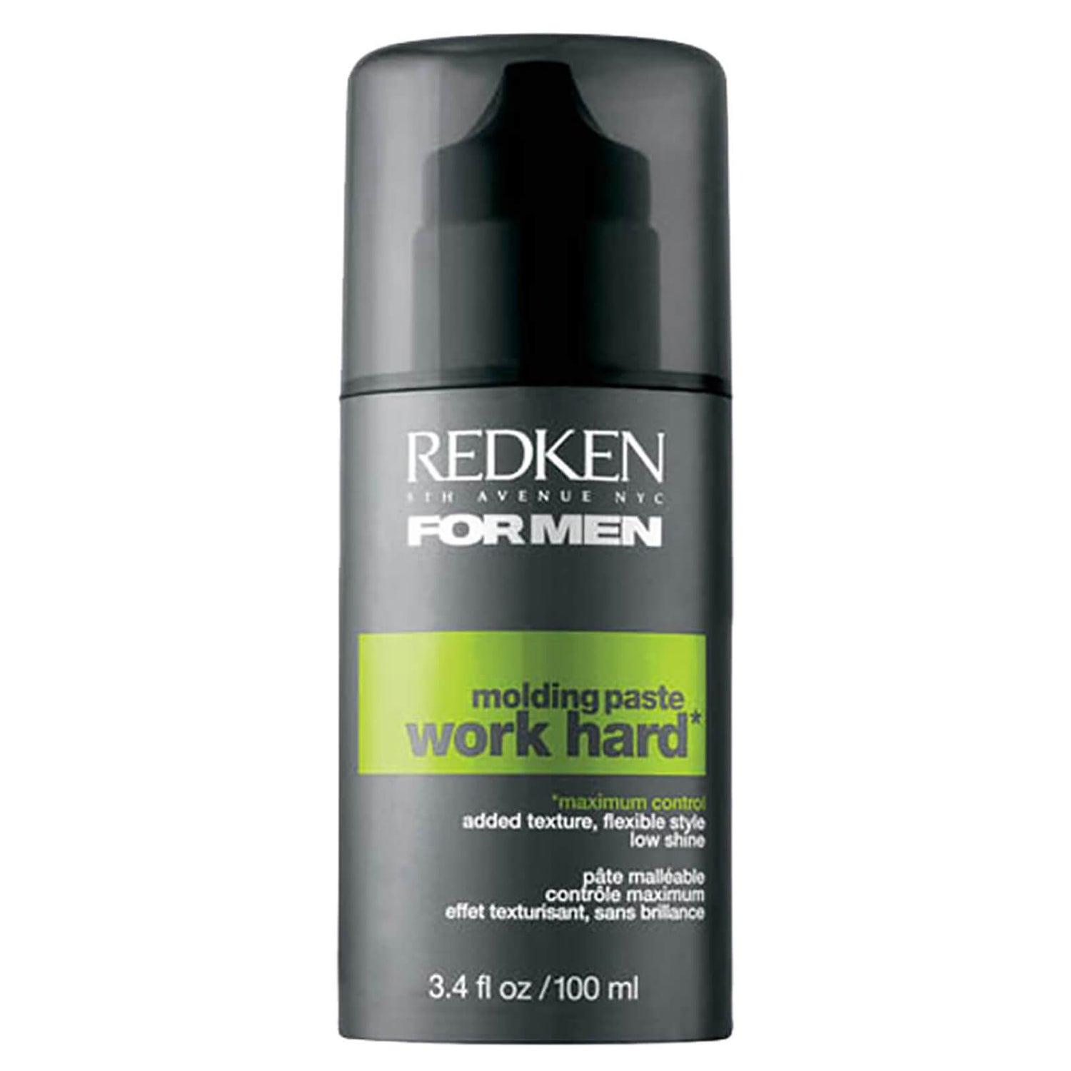 Redken For Men Work Hard Power Paste (100ml) - LOOKFANTASTIC
