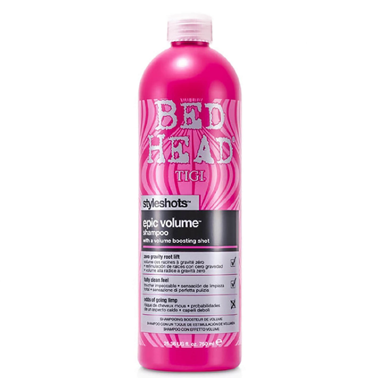 Tigi Bed Head Styleshots Epic Volume Shampoo Ml Lookfantastic