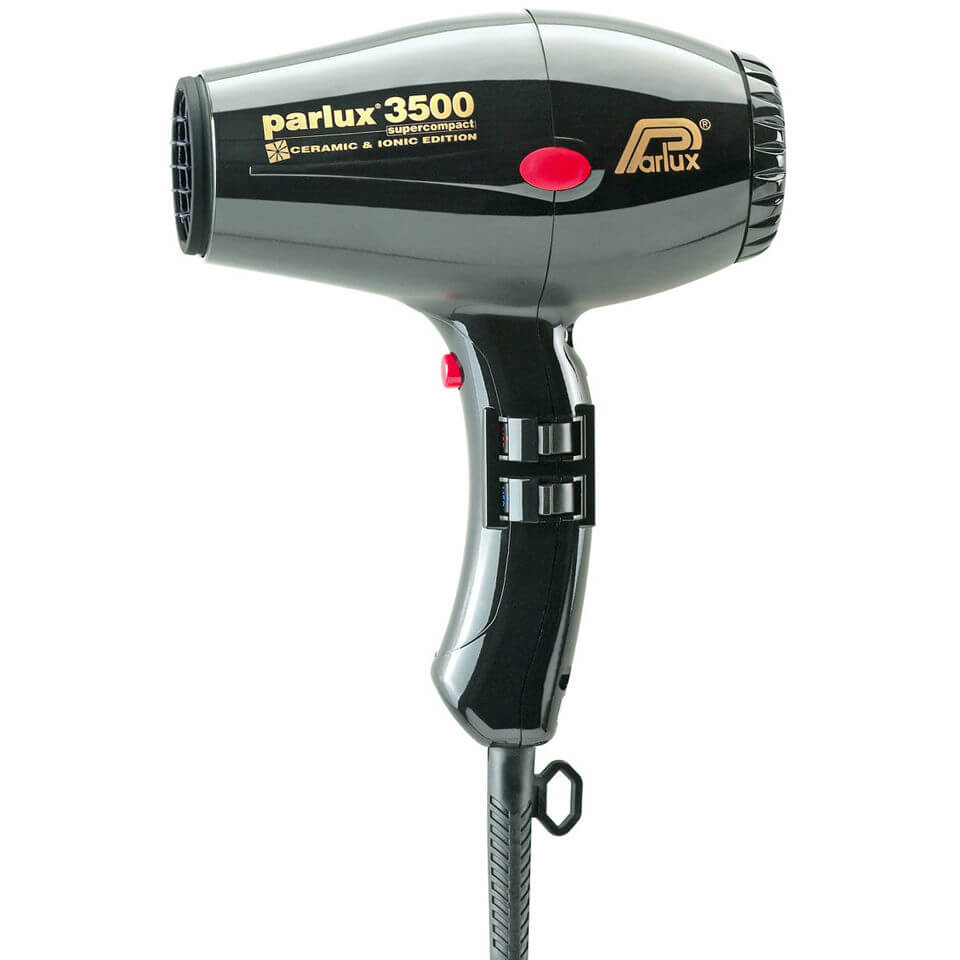 Parlux 3500 Super Compact Ionic Hair Dryer - Black