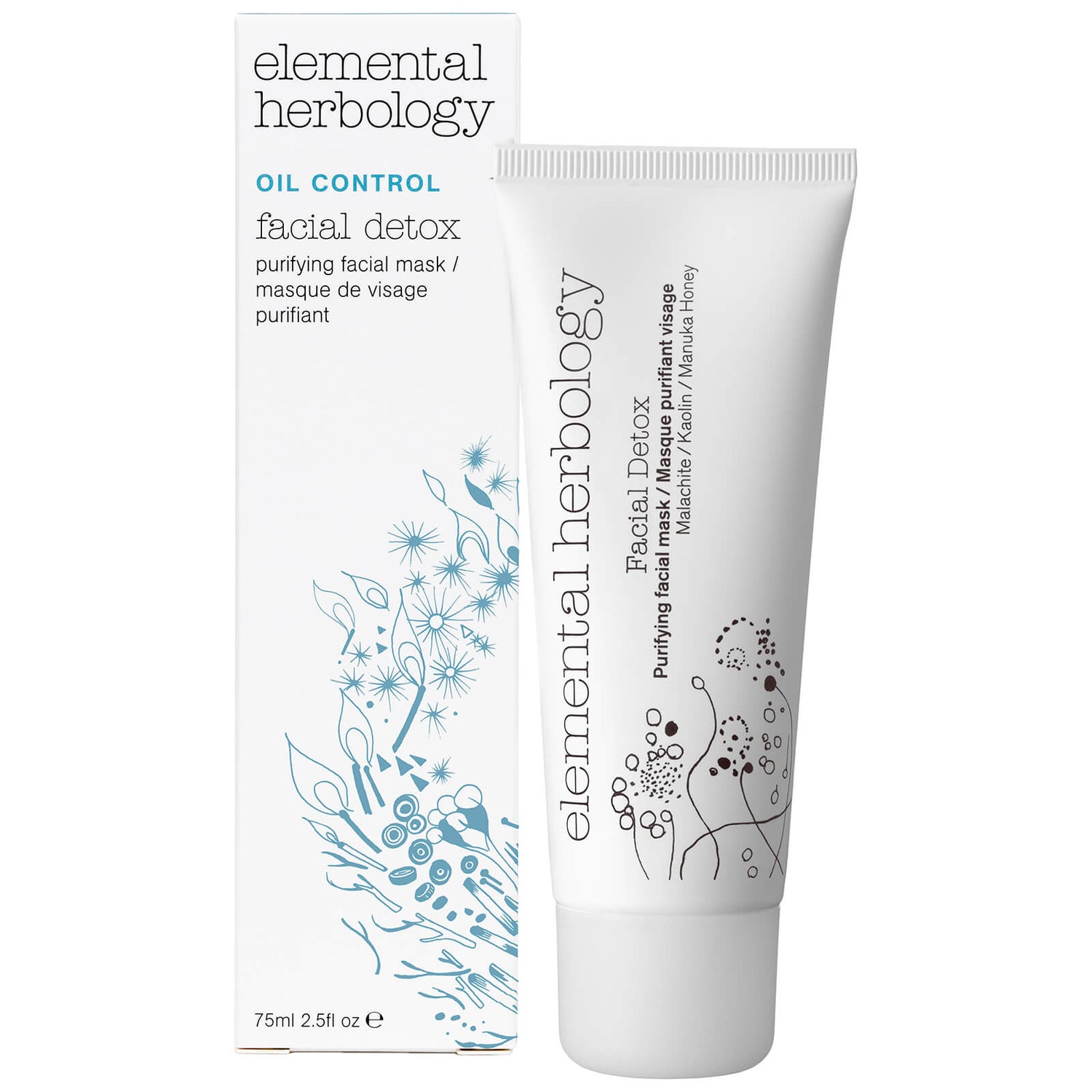 Elemental Herbology Facial Detox maschera viso purificante 75 ml
