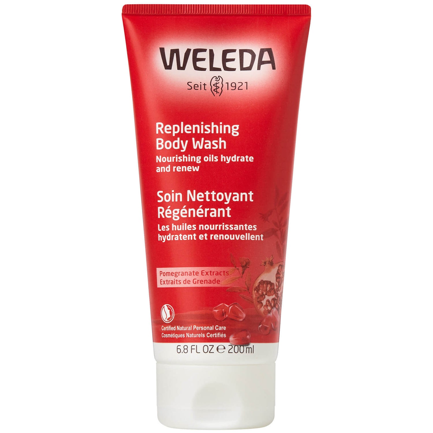 Weleda Pomegranate Creamy Body Wash (200ml) LOOKFANTASTIC