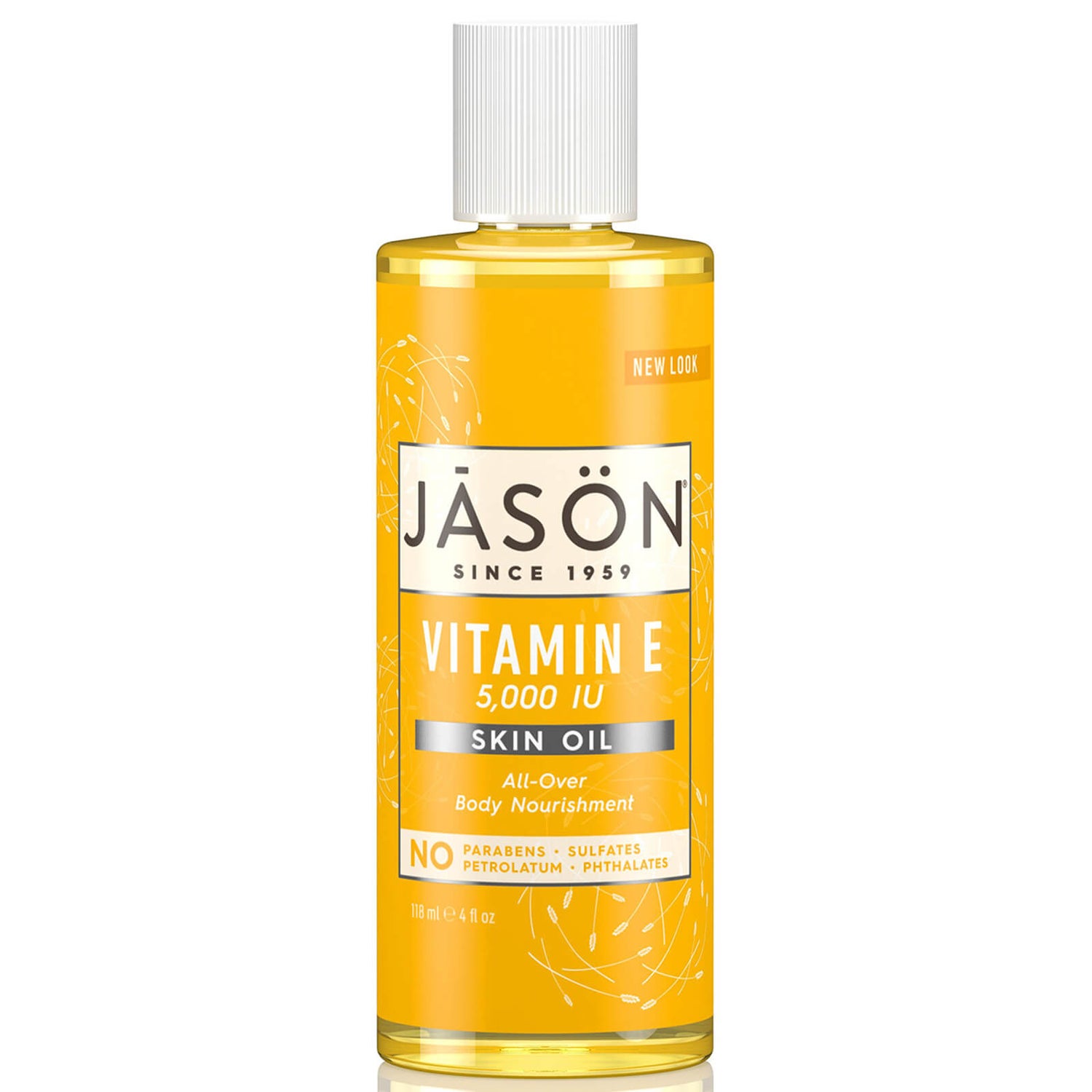 Aceite corporal nutritivo Vitamin E 5.000IU de JASON (118 ml)