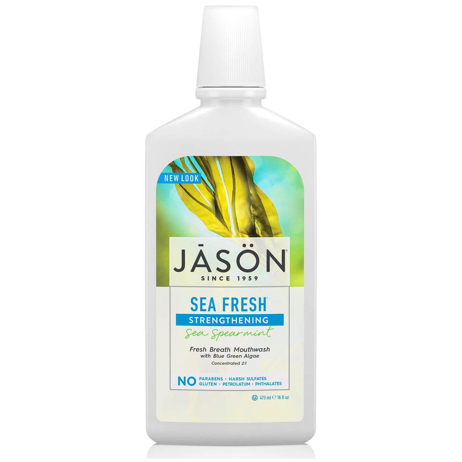 JASON Sea Fresh wzmacniający płyn do płukania jamy ustnej 473 ml
