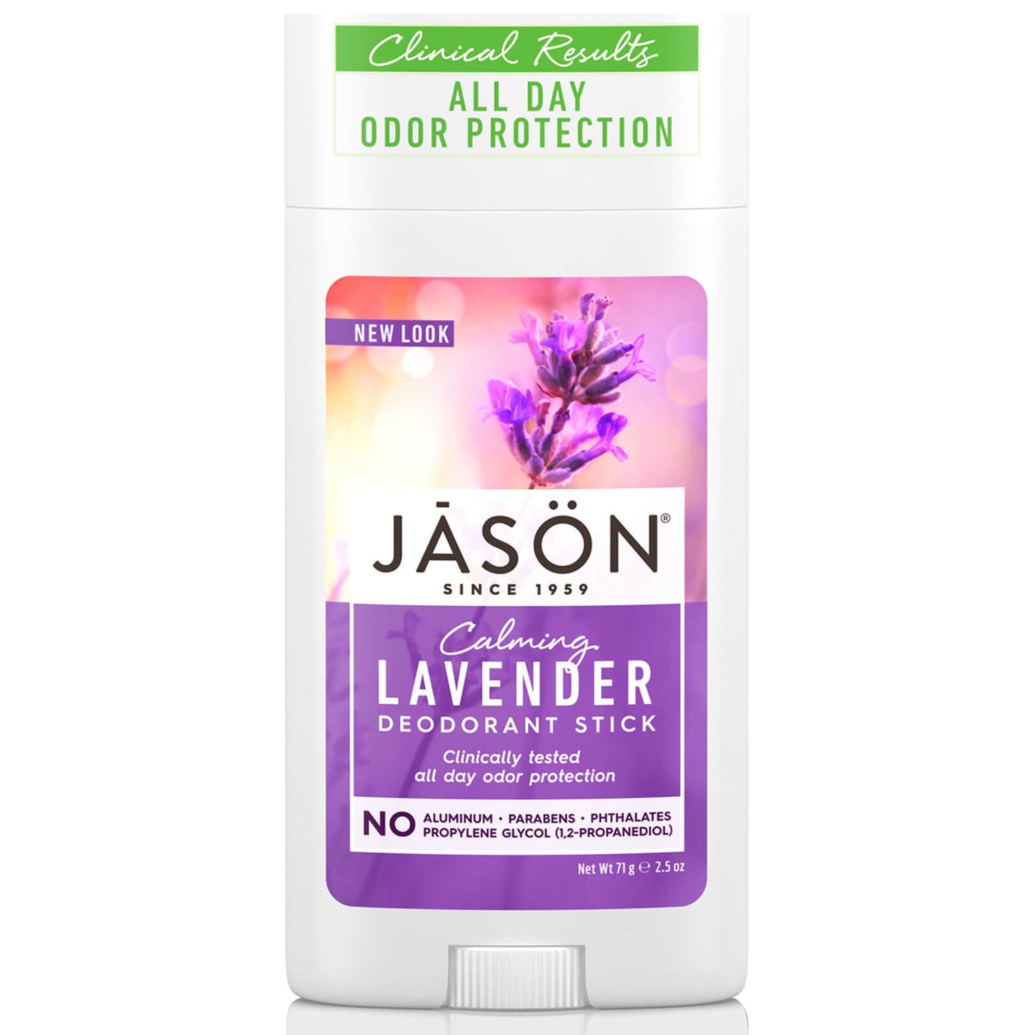 Desodorante en barra Calming Lavander de JASON (75 g)