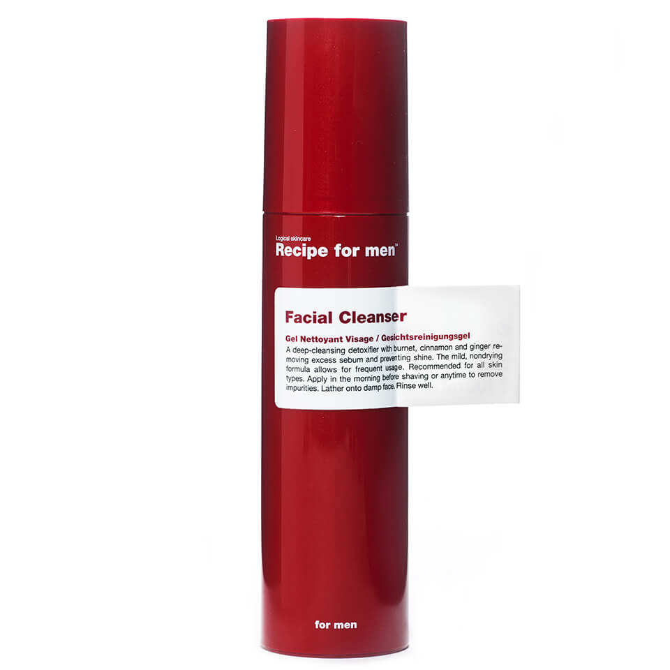 Recipe for men Facial Cleanser -kasvojen puhdistusaine (100ml)