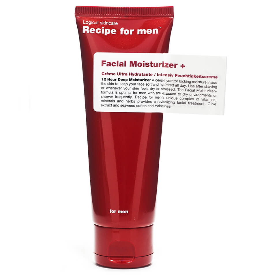 Увлажняющий крем для лица, мужская линия Recipe for Men — Facial Moisturiser + 75 мл