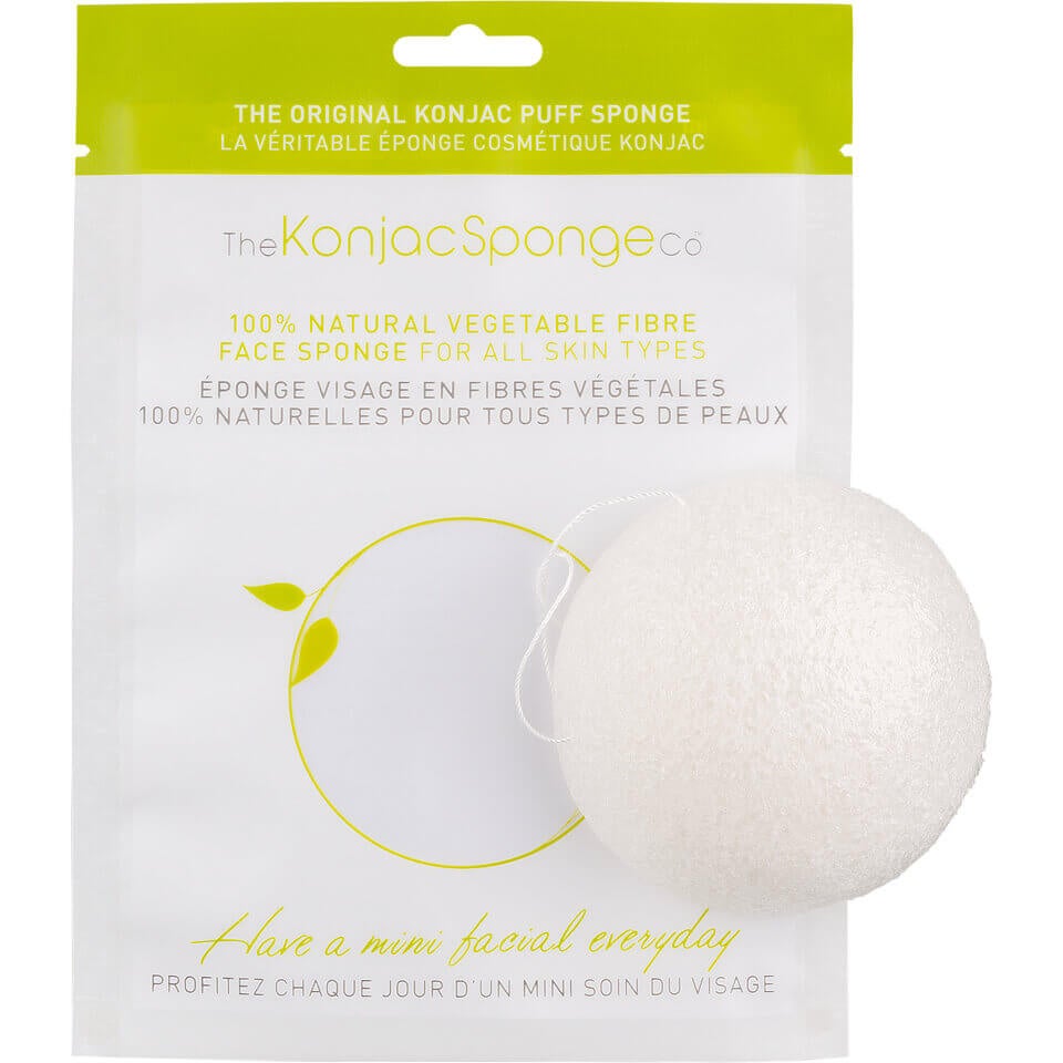 Спонж для очищения лица без содержания примесей The Konjac Sponge Company 100% Pure Facial Puff Sponge