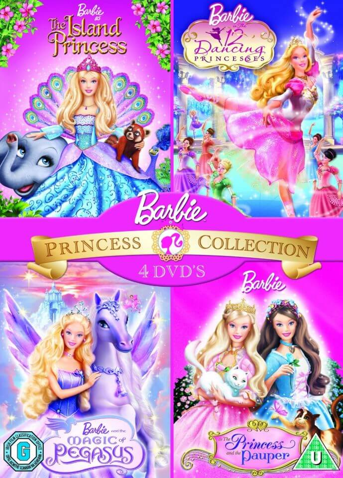 Coffret Barbie Princesse DVD