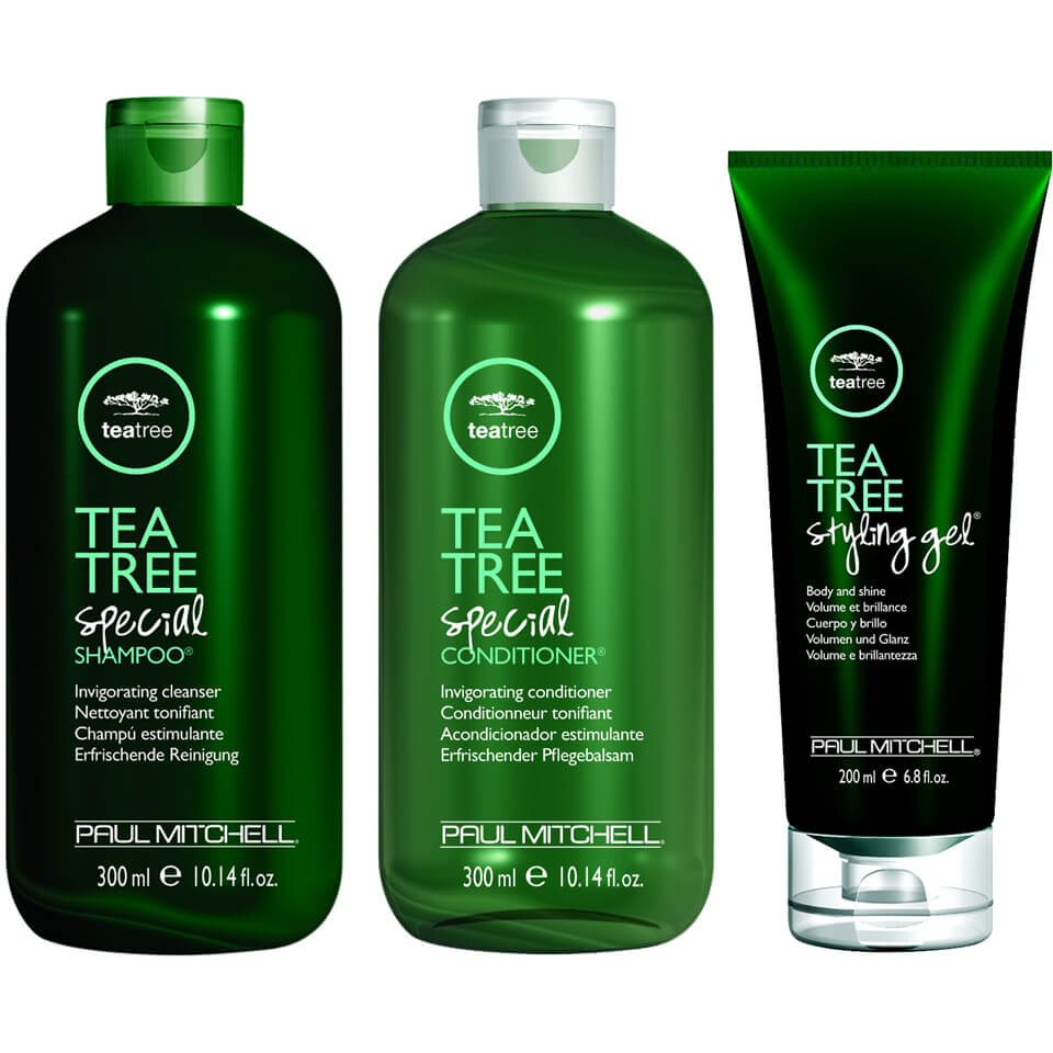 Paul Mitchell Tea Tree Trio - Shampoo, Conditioner and Styling Gel
