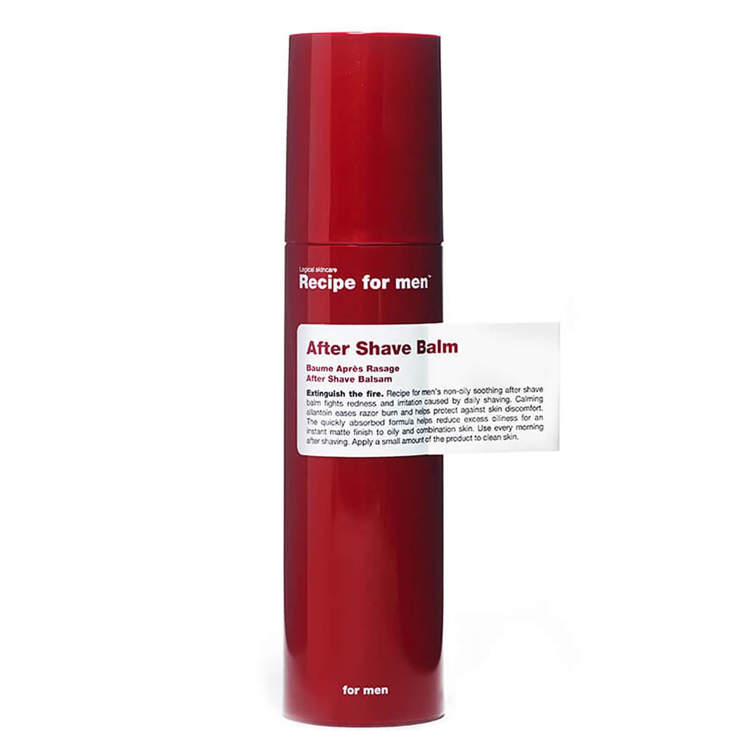 Recipe for men After Shave Balm 100ml Buy Online Mankind