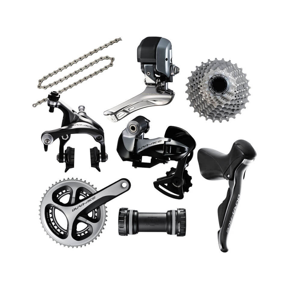 Shimano Dura Ace 9070 Compact Di2 Bicycle Groupset ProBikeKit UK
