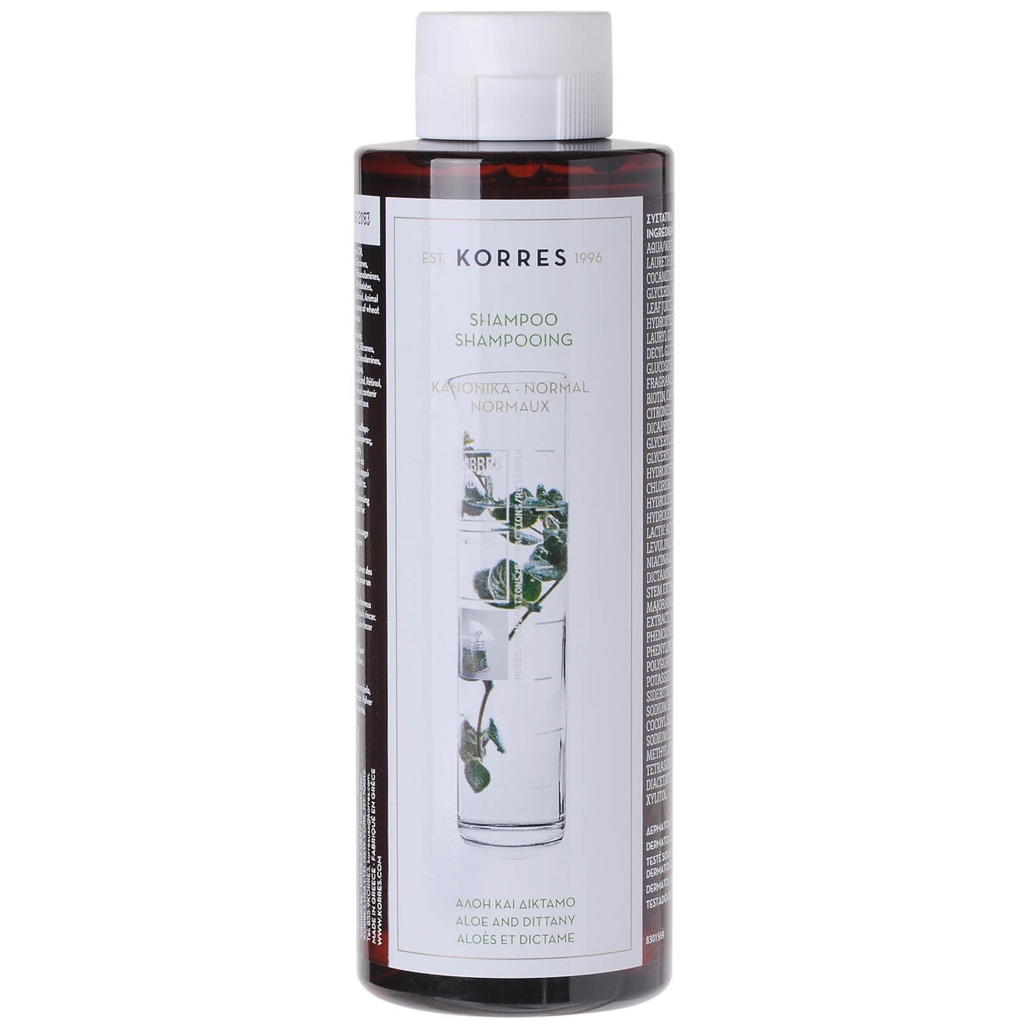 KORRES Natural Aloe and Dittany Shampoo for Normal/Dull Hair 250 ml