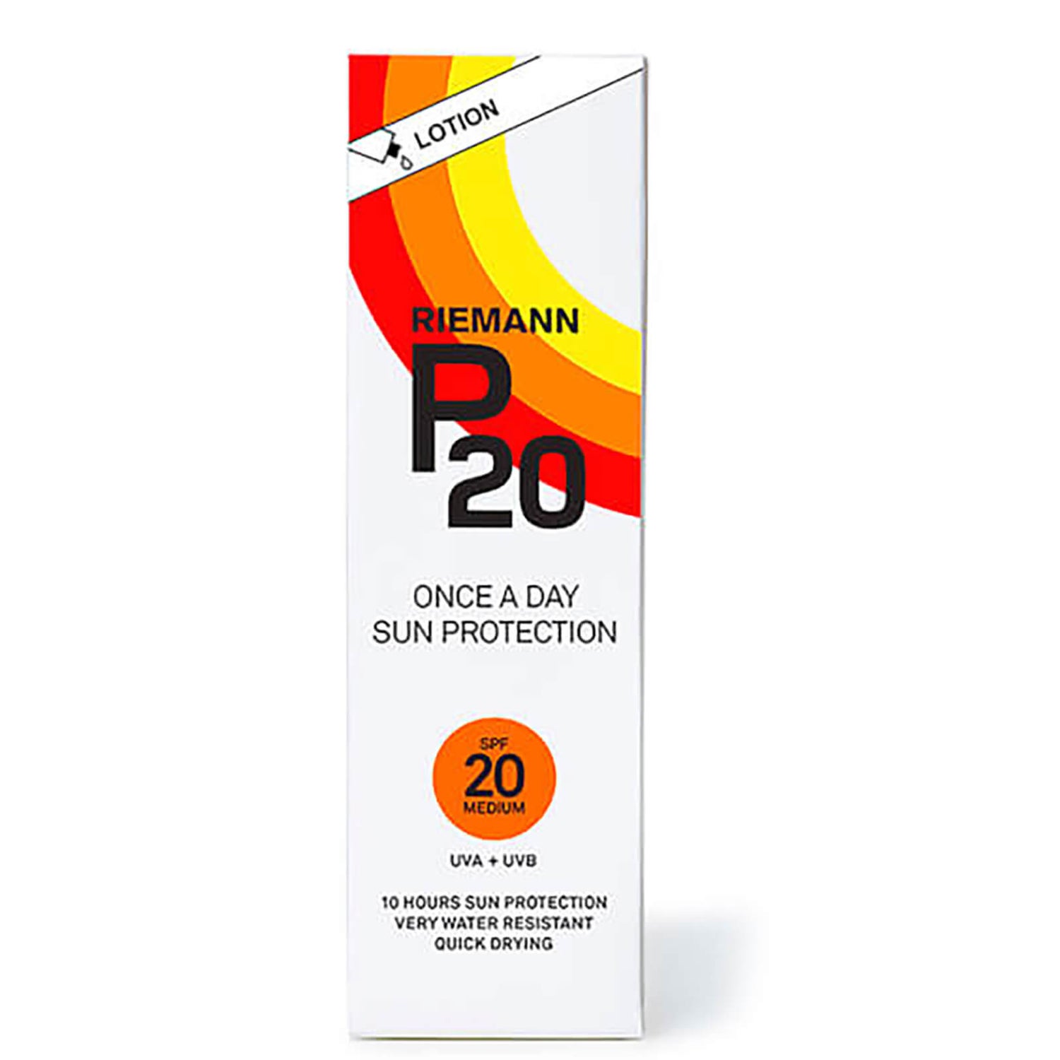 Солнцезащитный лосьон Riemann P20 Once a Day Sun Protection Lotion SPF20 100 мл