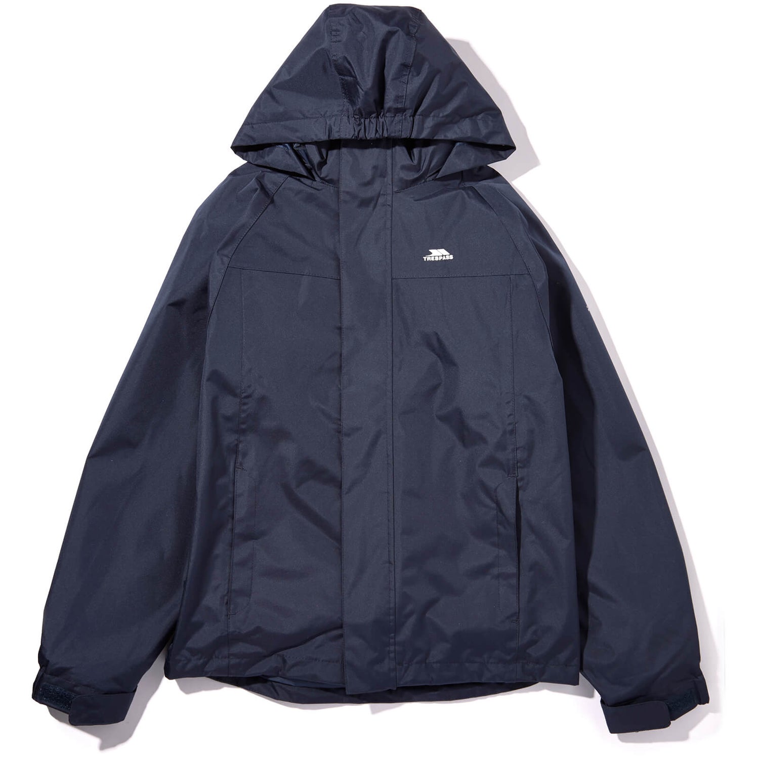 Trespass navy waterproof best sale jacket