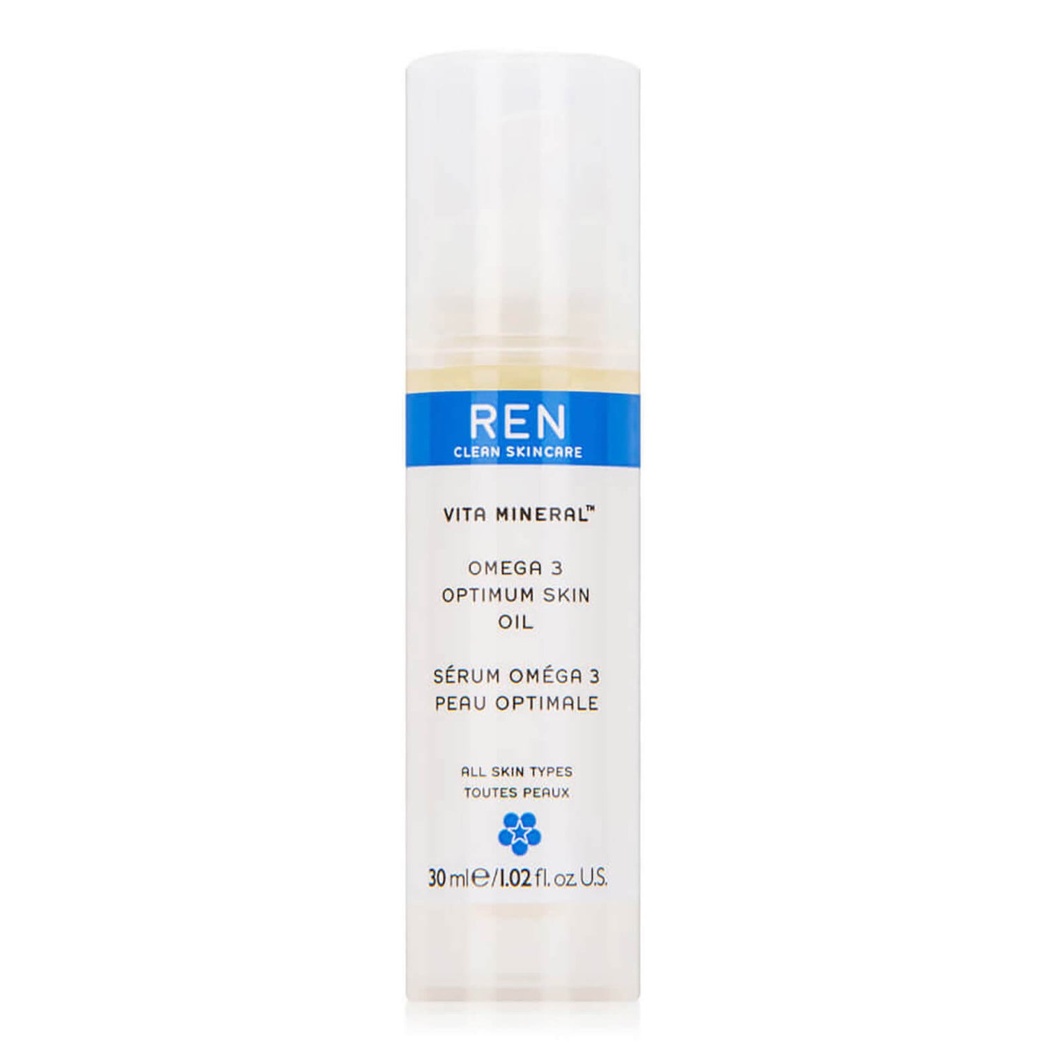 REN Clean Skincare Vita Mineral Omega 3 Optimum Skin Oil 30ml lookfantastic HK