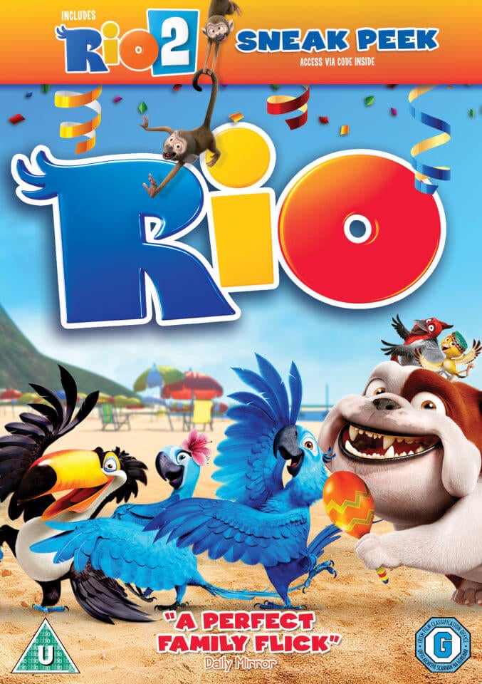 Rio (Includes Rio 2 Sneak Peak) DVD - Zavvi UK