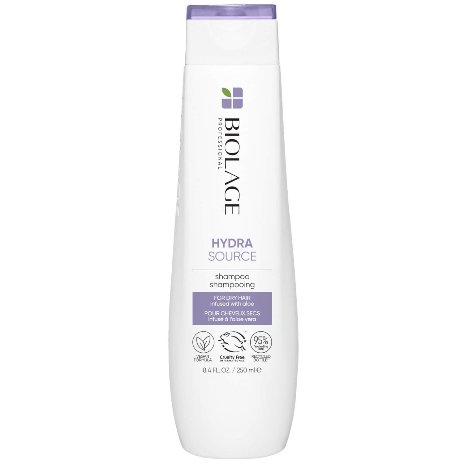 Biolage HydraSource Hydrating Shampoo for Dry Hair 250ml LOOKFANTASTIC