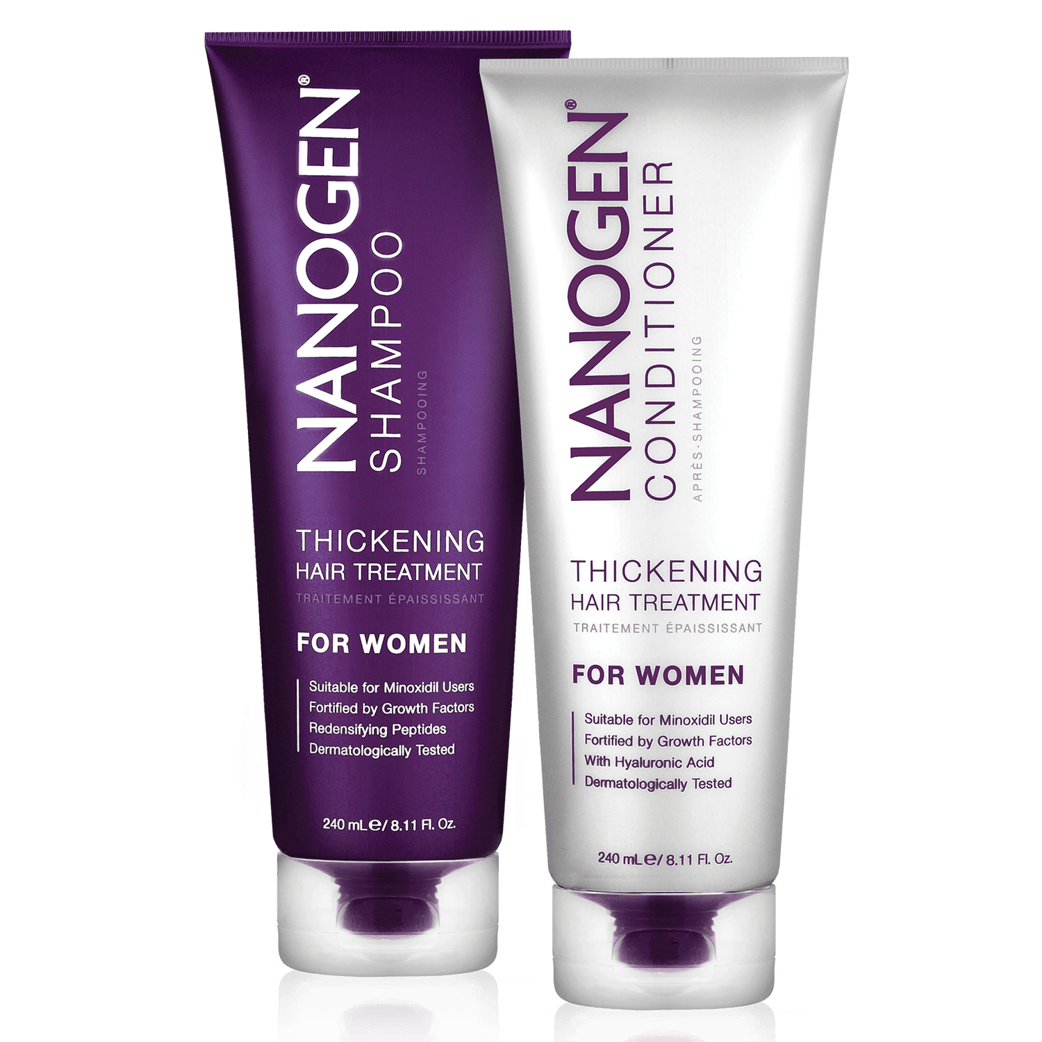 Nanogen Thickening Treatment Shampoo and Conditioner Bundle for Women