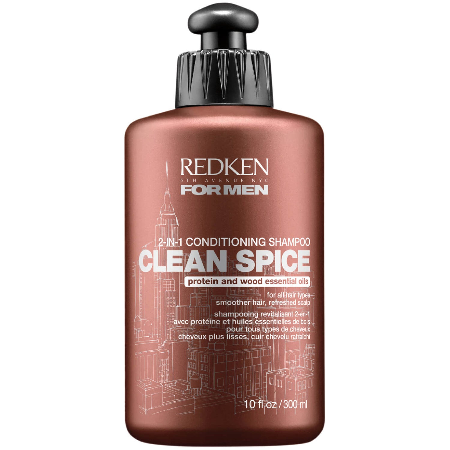 Redken for Men Clean Spice 2-in-1 Shampoo and Coditioner |