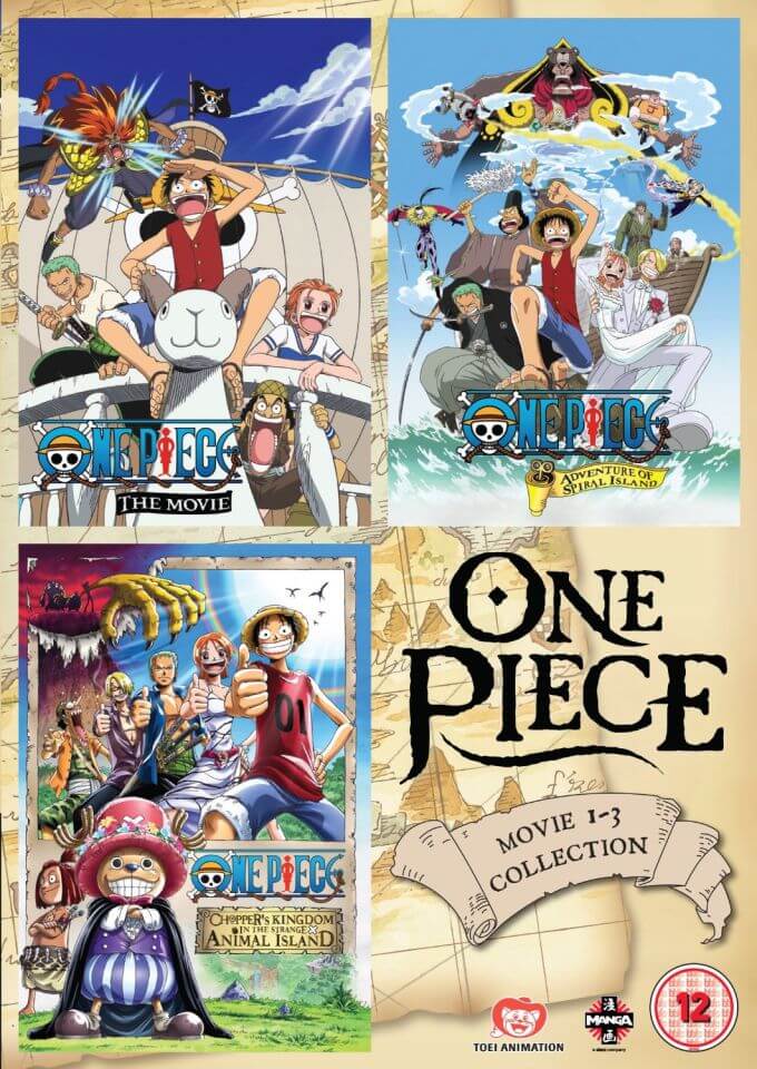 One Piece Movie - Collection 1 (Contains Films 1-3) DVD - Zavvi UK