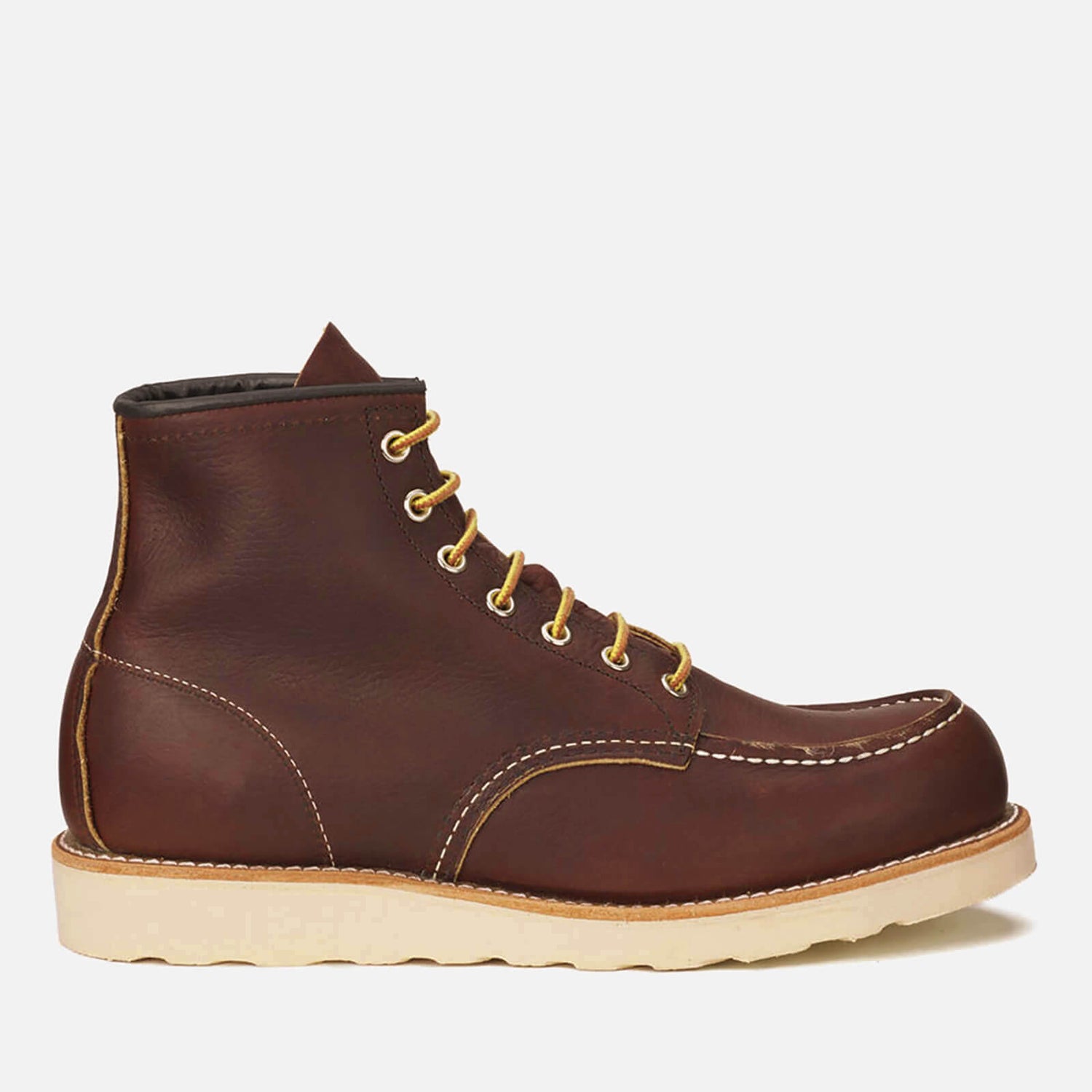 Red Wing Men's 6 Inch Moc Toe Leather Lace Up Boots - Briar Oil Slick