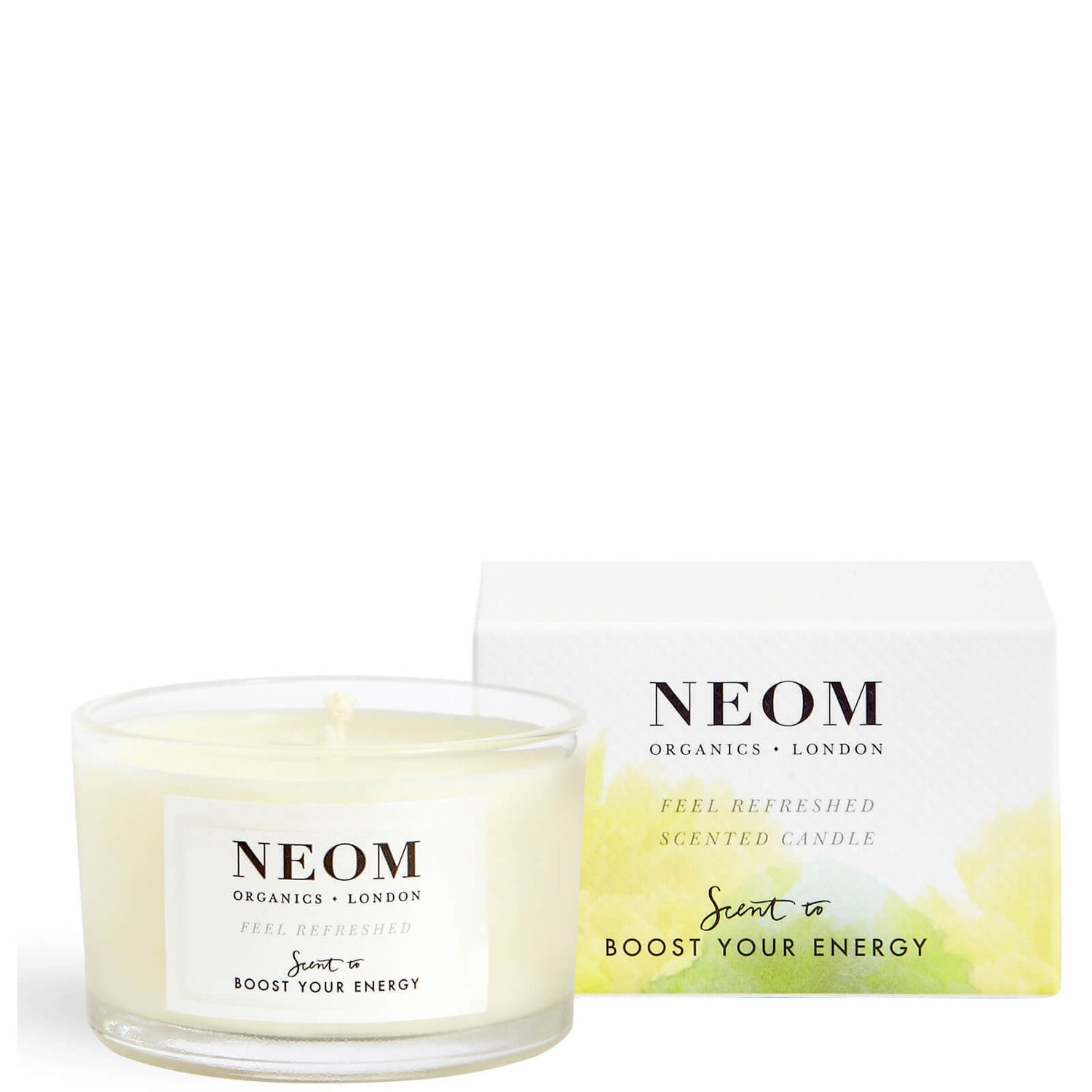 NEOM Organics Feel Refreshed Travel Scented Candle LOOKFANTASTIC