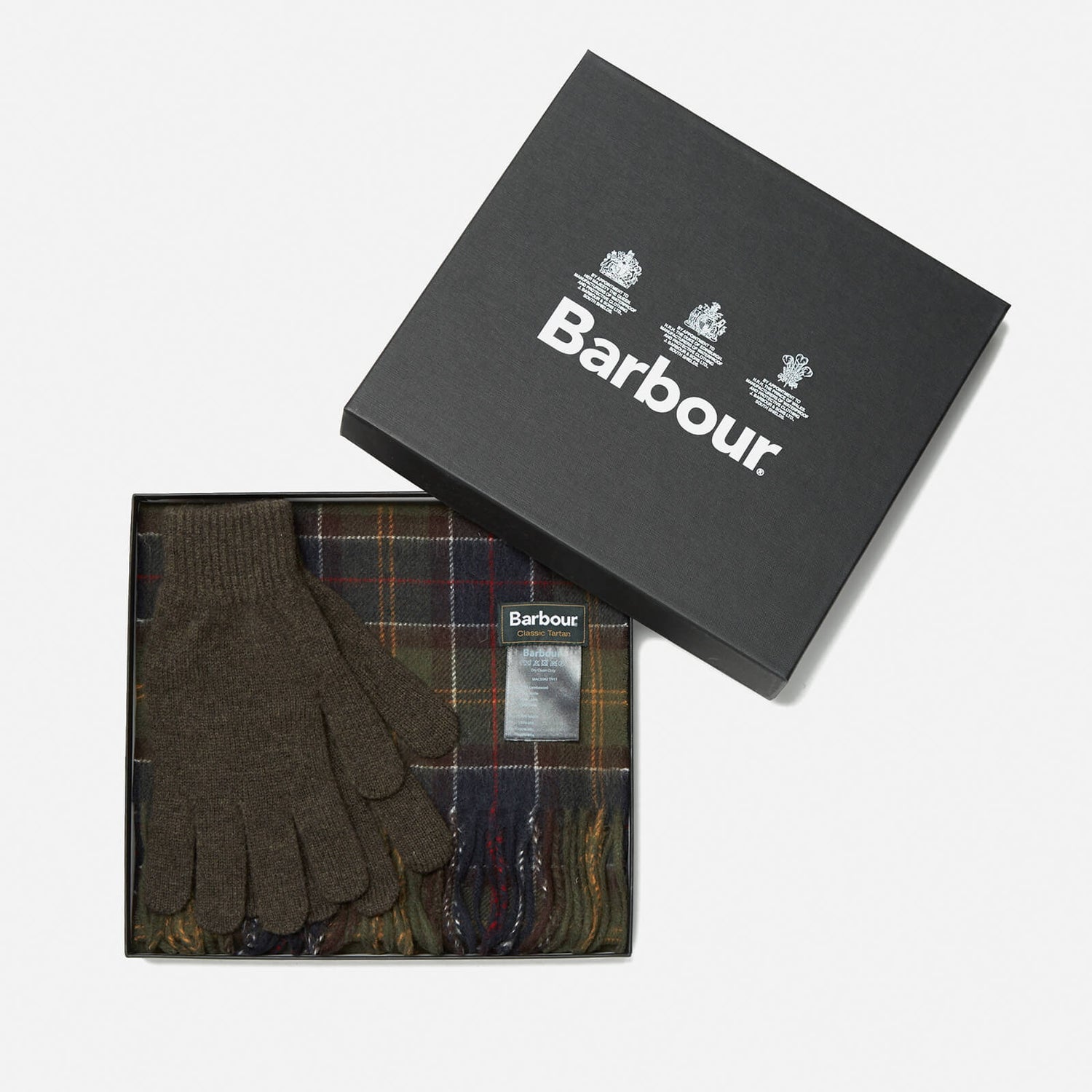 Mens barbour scarf hotsell and glove set