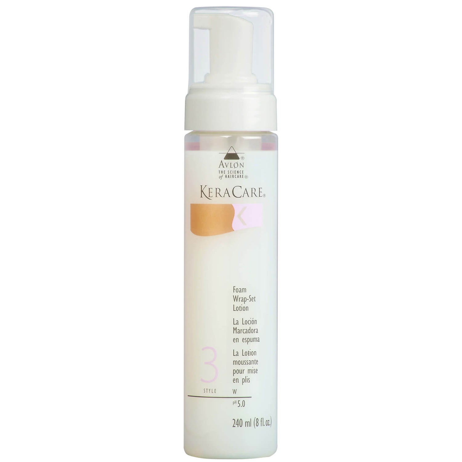 KeraCare Foam Wrap Setting Lotion 8oz LOOKFANTASTIC