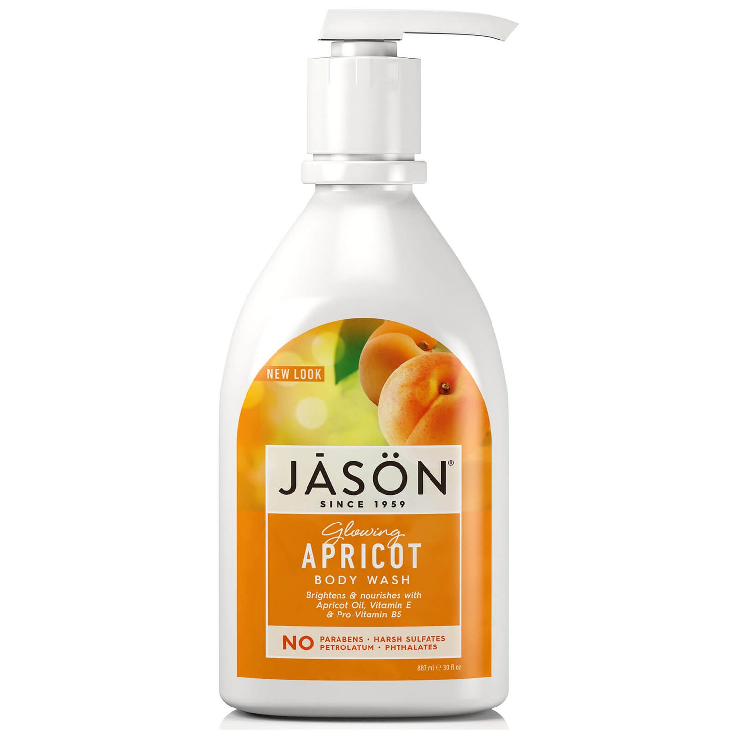 Гель для душа «Абрикос» JASON Glowing Apricot Body Wash 887 мл