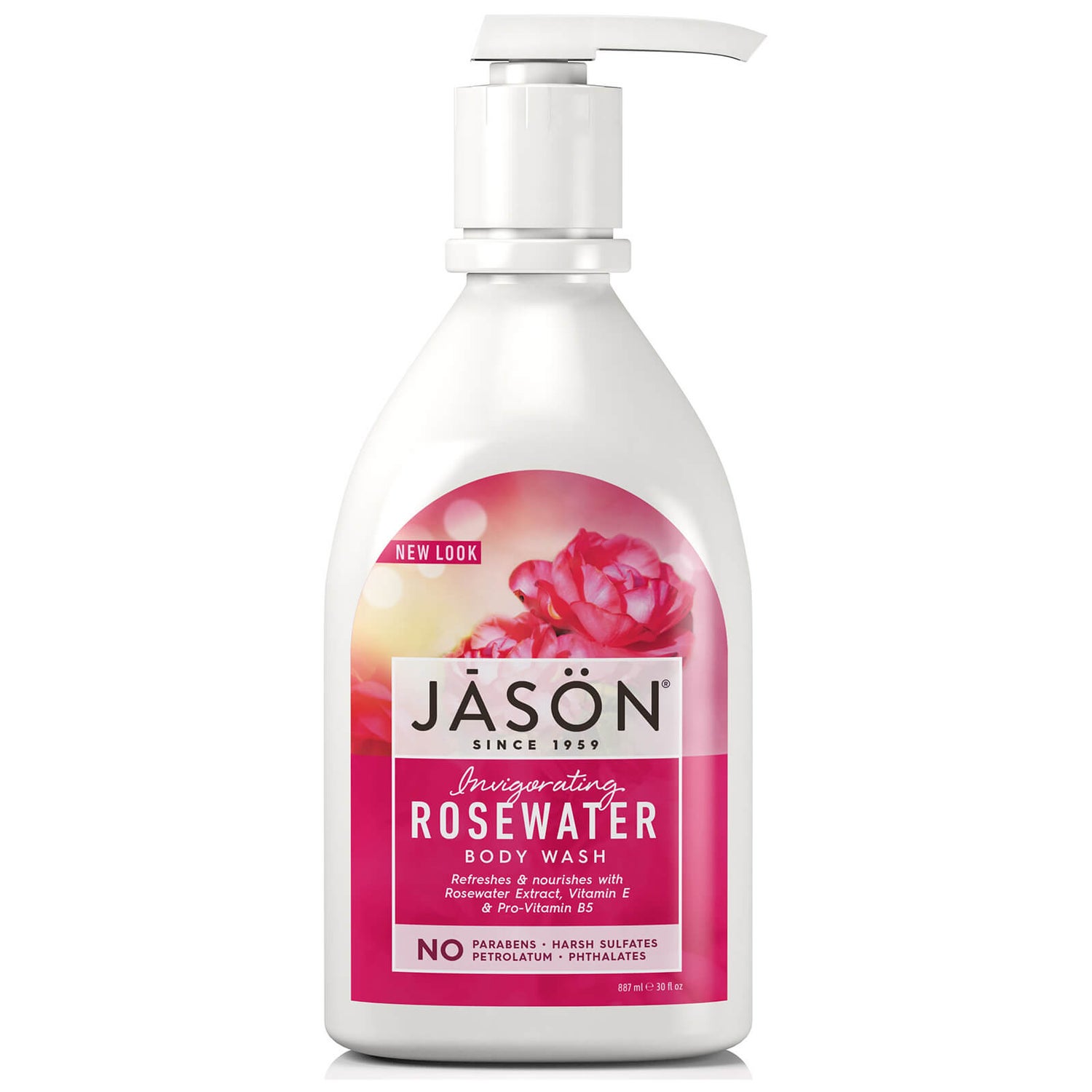 Invigorating Rosewater Body Wash de JASON 887ml