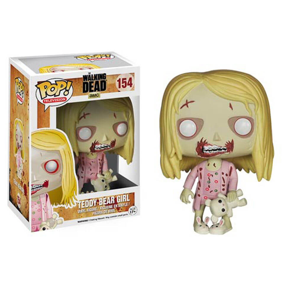 The Walking Dead Teddy Bear Girl Pop Vinyl Figure Merchandise