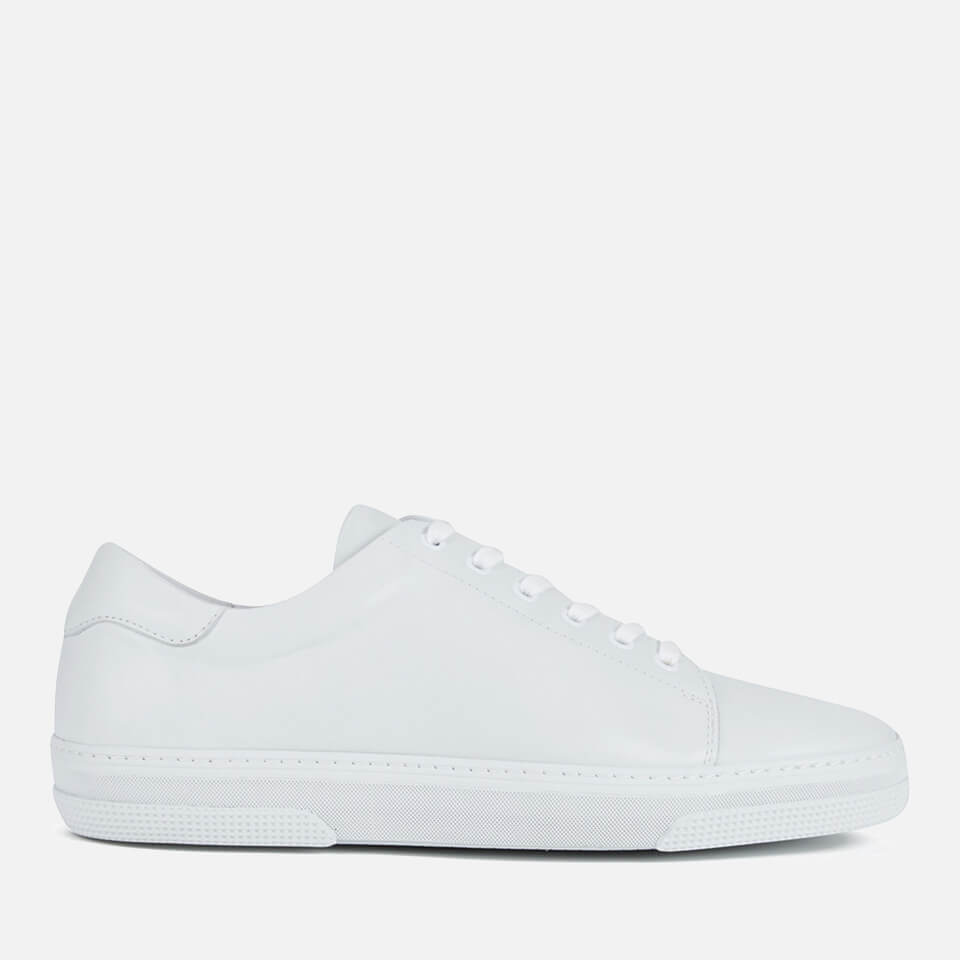 A.P.C. Men's Jaden Leather Tennis Shoes - White - Free UK Delivery ...