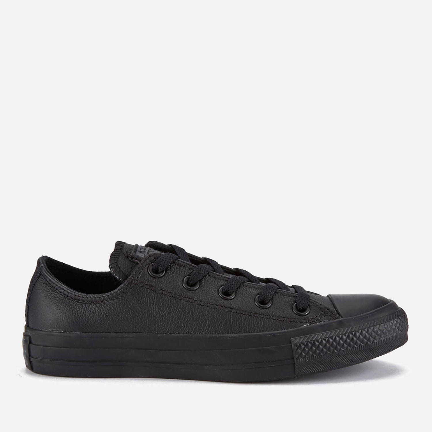Converse Chuck Taylor All Star Ox Trainers - Black Mono - UK 3