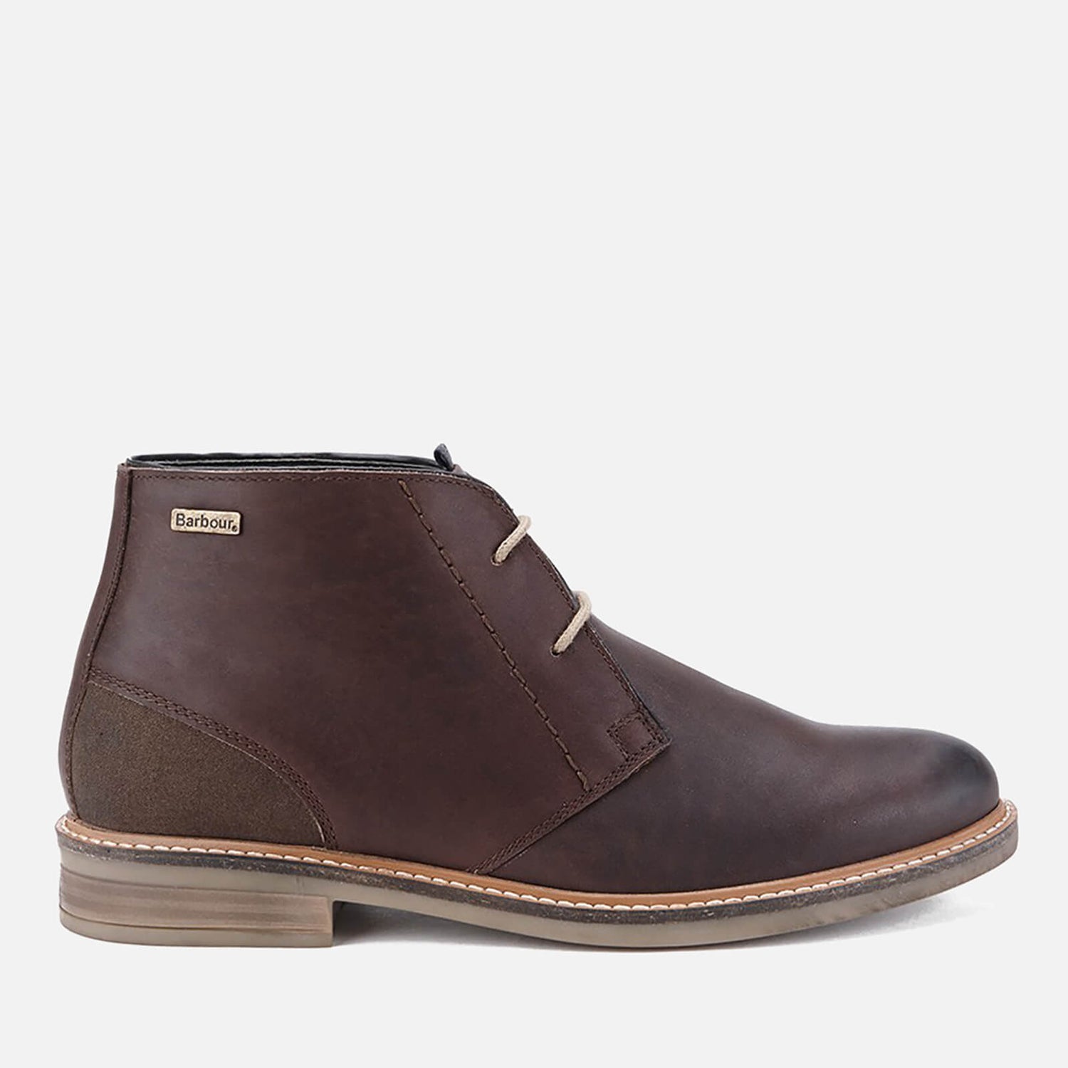 Barbour Men's Readhead Leather Chukka Boots - Dark Brown | TheHut.com