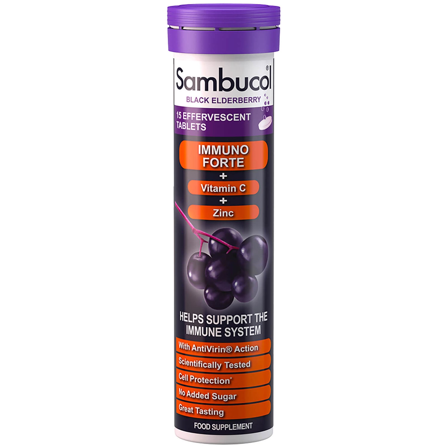 Sambucol Effervescent Immuno Forte (15 comprimés)