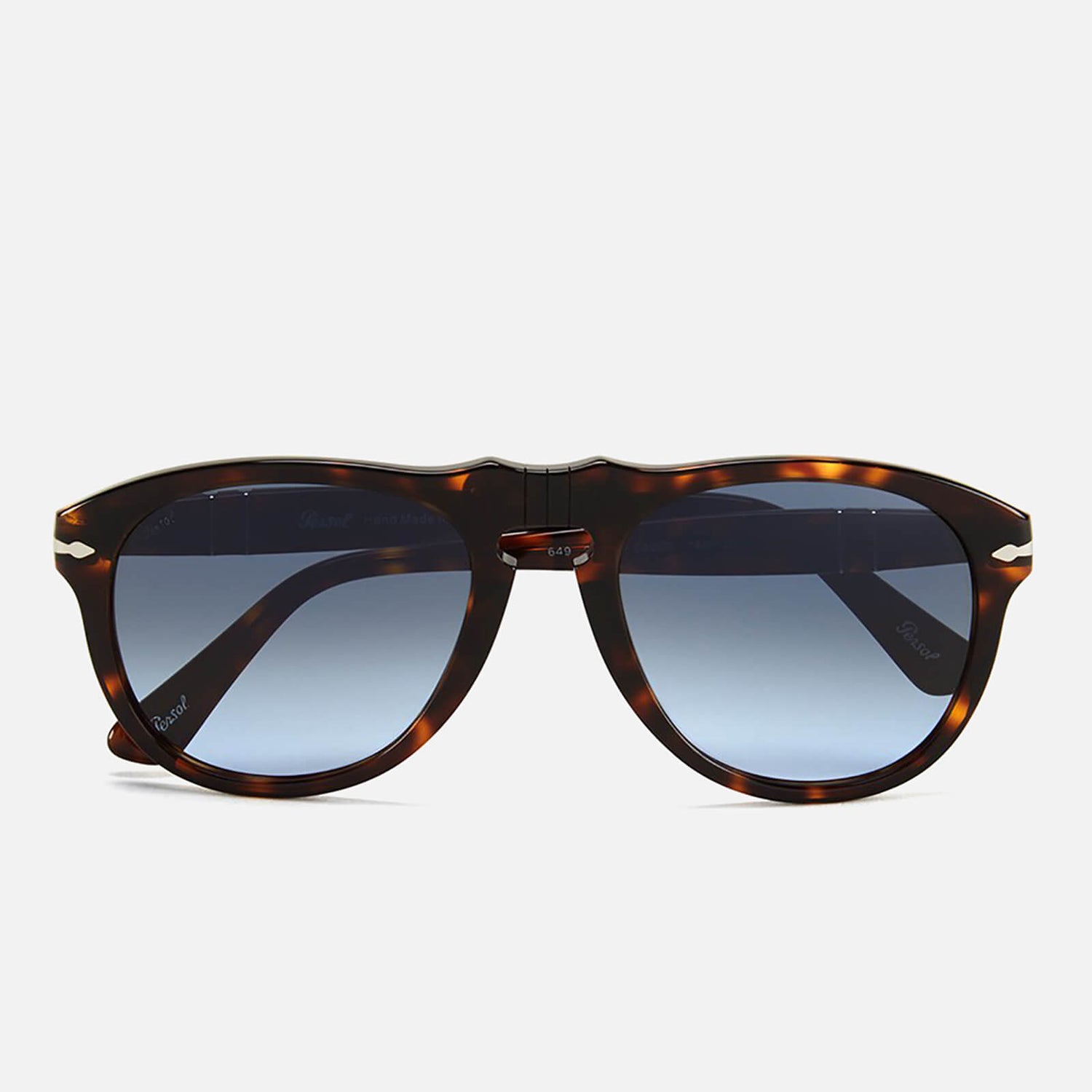 Persol DFrame Men's Sunglasses Havana with Sky Lenses Free UK