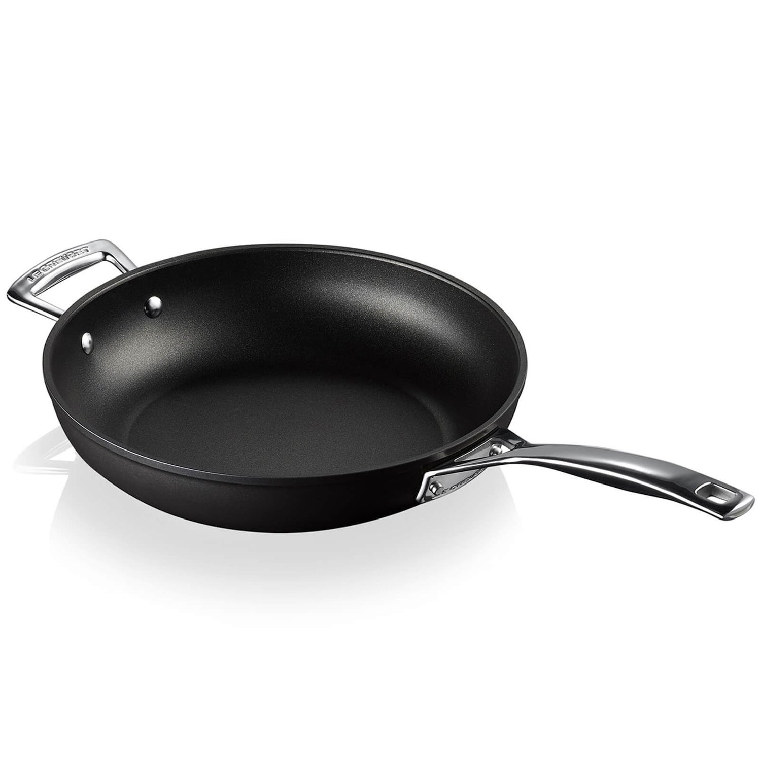 Le Creuset Toughened Non Stick Deep Frying Pan 28cm Free UK