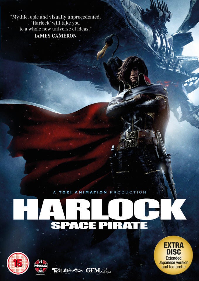 Harlock Space Pirate DVD - Zavvi UK