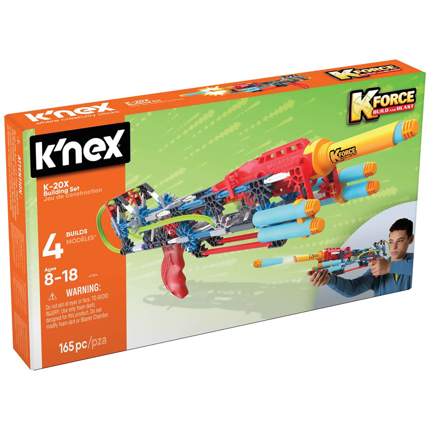 K NEX K Force K 20X Blaster 47524 Toys Zavvi Ireland