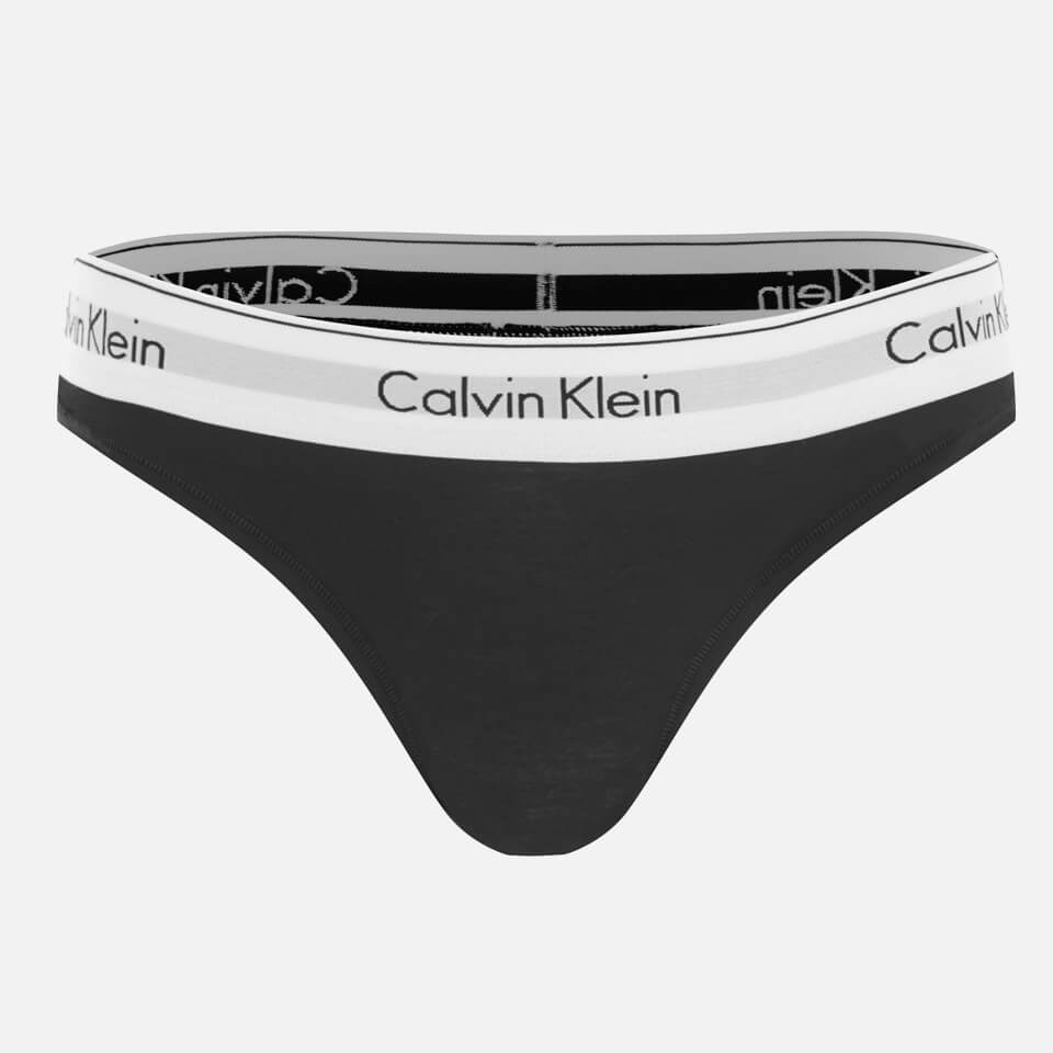 Calvin Klein Women's Modern Cotton Bikini Briefs - Black - XL