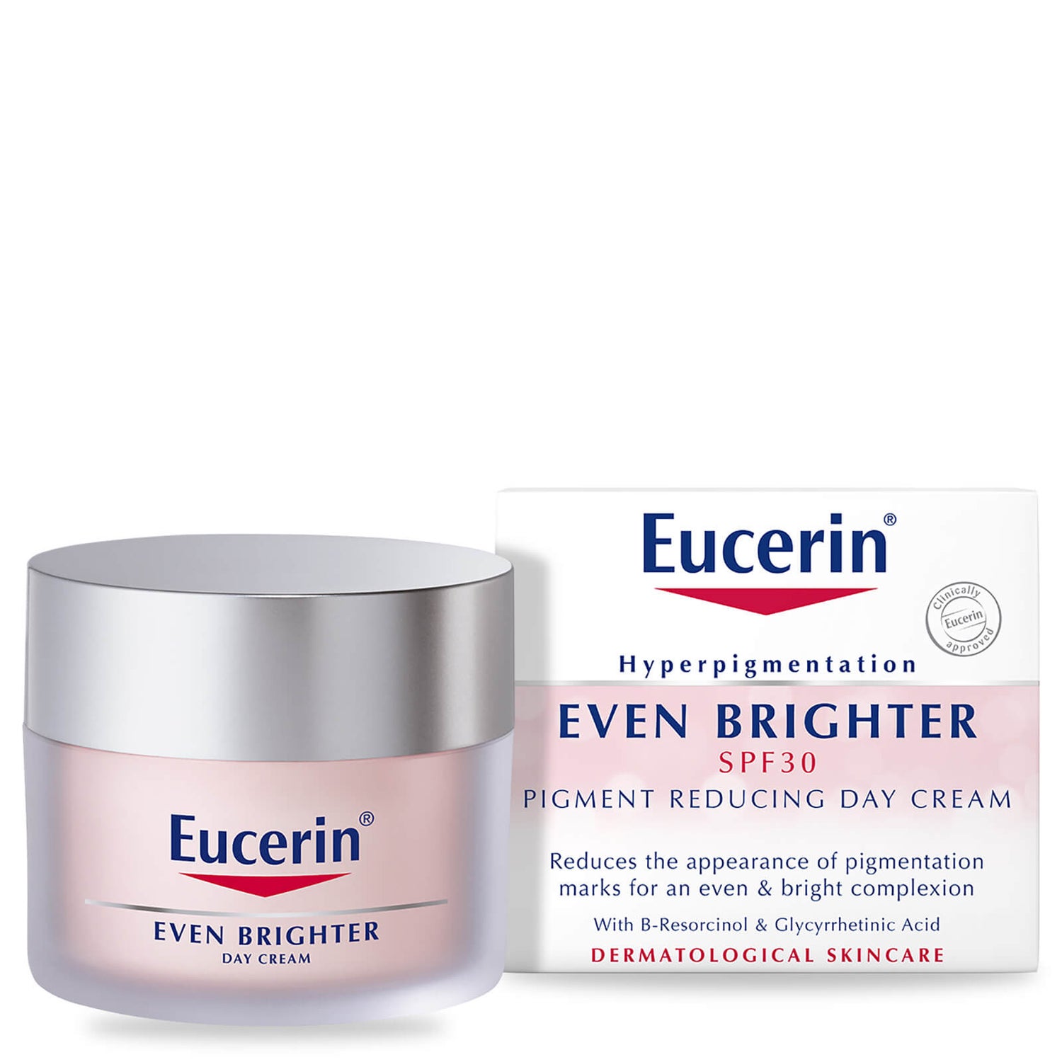 per ongeluk Bewust Haarvaten Eucerin® Even Brighter Clinical Pigment Reducing Day Cream SPF 30 (50ml) |  Koop online bij lookfantastic Netherlands