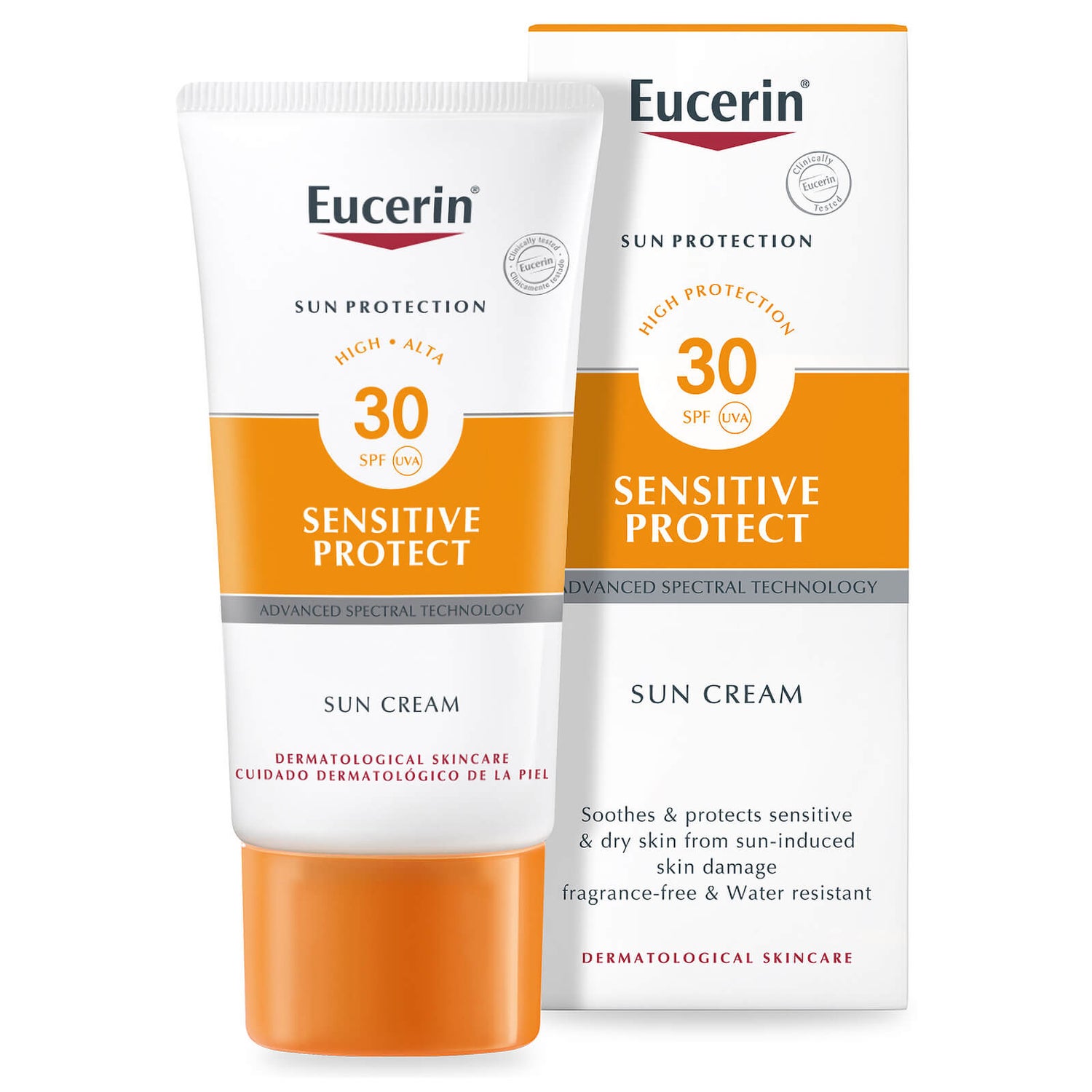 Eucerin® Sun Protection SPF 30 Face Sun Creme (50ml) LOOKFANTASTIC